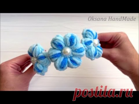 ВАУ❤️ Необычный пышный цветок🌺 Мастер класс. Flowers crochet pattern
