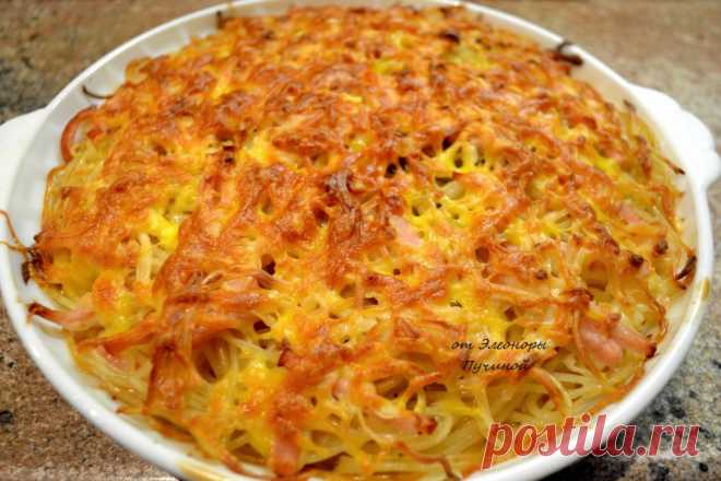 Запеканка из спагетти | Кулинарная Фея