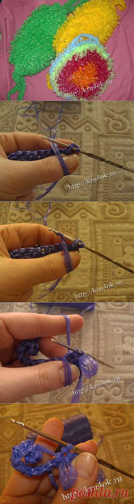 Вязание крючком мочалки - вязание крючком на kru4ok.ru