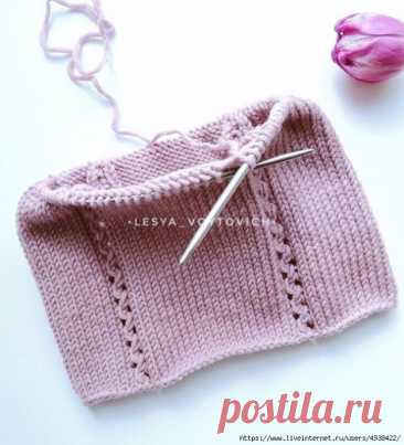 Шапочка «candy» спицами