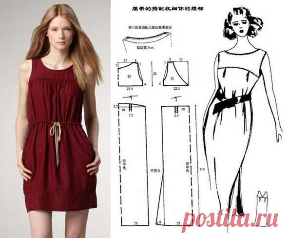 Как сшить сарафан, тунику или платье, выкройки и примеры предлагаемых моделей | Советы модницам