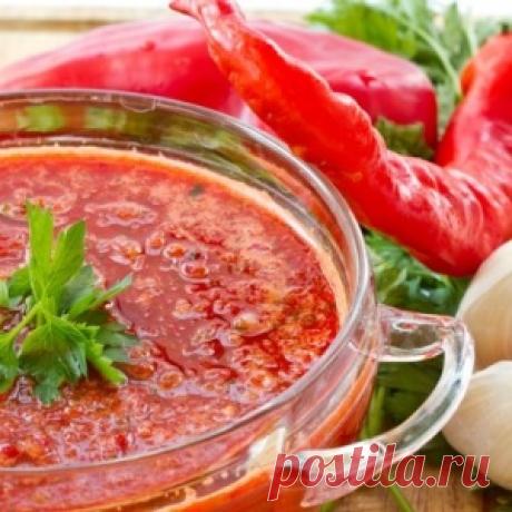 Аджика. Самый простой и вкусный рецепт (без уксуса).