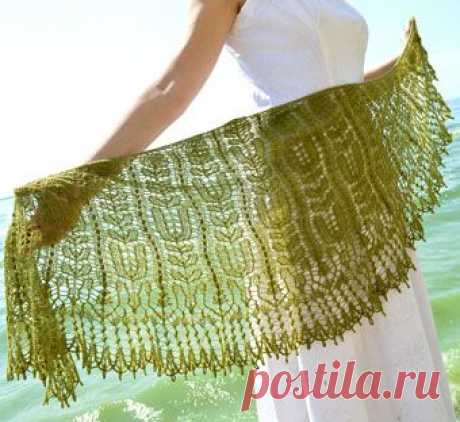 Шаль &quot;Горошек&quot; от Татьяны Чистяковой