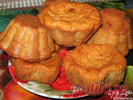 Кексы на месяц с изюмом и миндалем - видеорецепт | Кулинарные рецепты от «Едим дома!»