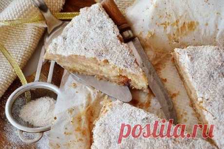 Насыпной яблочный пирог.