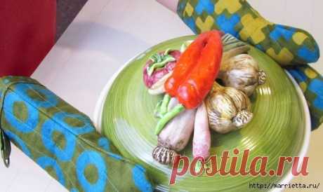 Шьем прихватку варежку. Выкройка