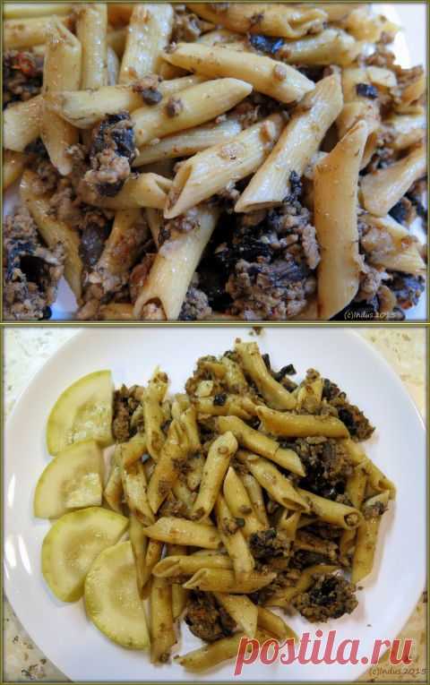 ПАСТА С КУРИНЫМ ФАРШЕМ И ПОДОСИНОВИКАМИ | Давай поговорим
