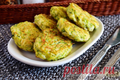 Рецепт: Котлеты из кабачков и риса на RussianFood.com