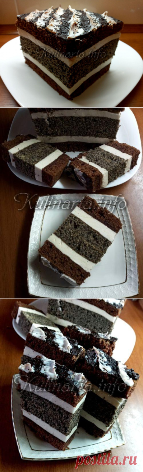Торт с маком рецепт вкусной выпечки - Kulinaria.info