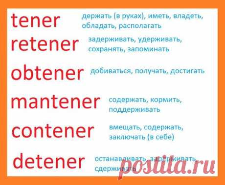 Нужные глаголы в испанском языке / Изучаем Испанский