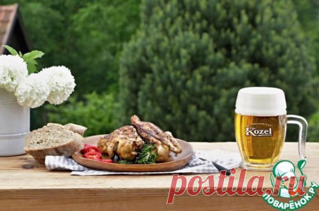 Курица в цитрусово-пивном маринаде - кулинарный рецепт