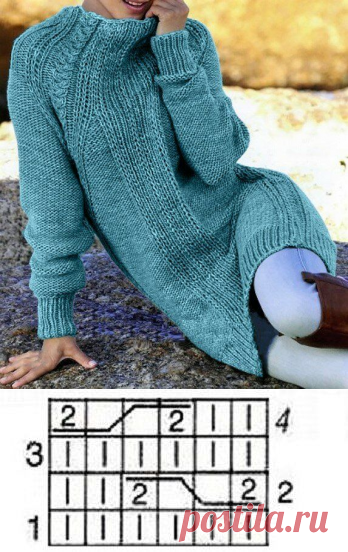 МОДНОЕ ПЛАТЬЕ С РУКАВАМИ РЕГЛАН – НА ВИД ПРОСТОЕ, А СМОТРИТСЯ ОЧЕНЬ ЭЛЕГАНТНО И СТИЛЬНО – Журнал Вдохновение Рукодельницы