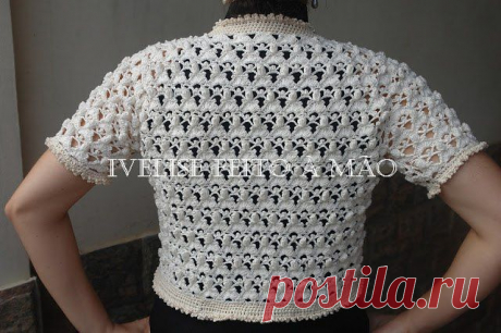 Женская кофта. Белая кофта крючком схема | Все о рукоделии: схемы, мастер классы, идеи на сайте labhousehold.com