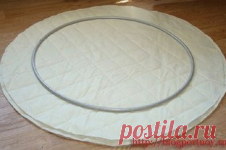 Гамак на обруче своими руками