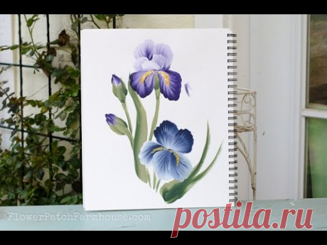 How to Paint an Iris