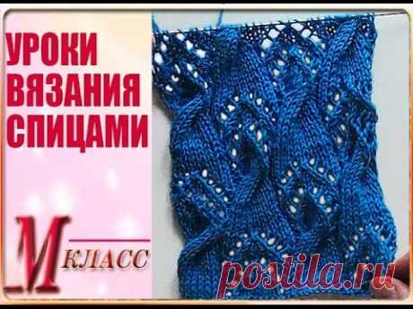 УРОКИ ВЯЗАНИЯ СПИЦАМИ| Knitting stitches instructions
