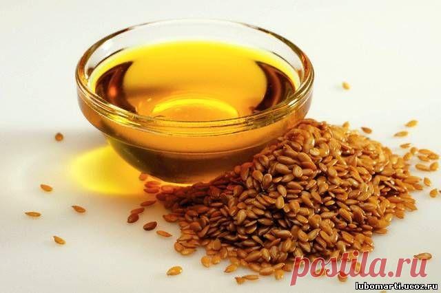 Льняное масло