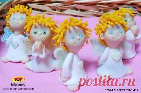 Лепка АНГЕЛА ко дню Всех влюбленных