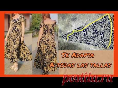 Cose un Vestido Elegante de forma Sencilla y No creerás lo FÁCIL que es