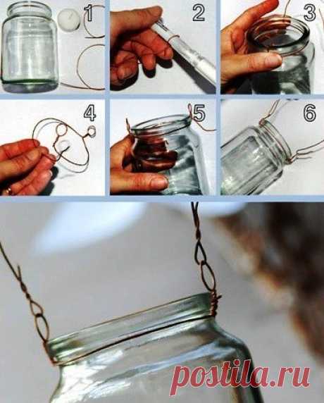 Подсвечники для сада. мастер-класс. — Сделай сам, идеи для творчества - DIY Ideas