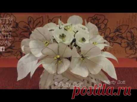 Tutorial Fiori  e foglie realizzati con nastro adesivo di carta