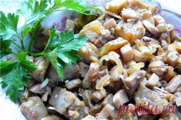 Грибочки из баклажанов.