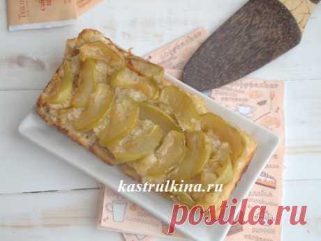 Постный яблочный пирог с карамелью (очень вкусный), рецепт с пошаговыми фото
