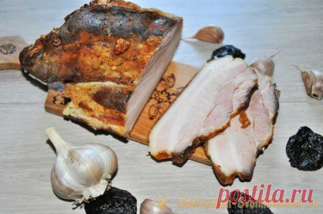 Как приготовить копченое сало без коптильни в духовке своими руками