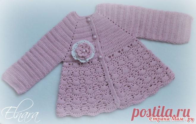 *Кофточка "Нежные Пионы" - Все в ажуре... (вязание крючком) - Страна Мам
