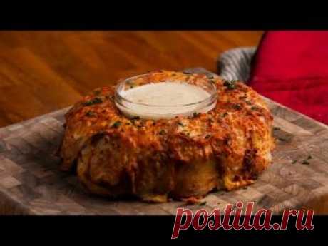 Bacon Croque Madame Brunch Ring