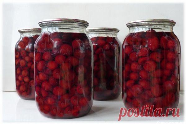 Самый простой рецепт консервированной вишни