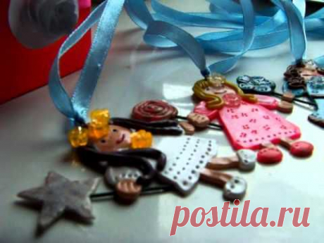 Подвеска на ленте Куколка HAND MADE SURPRISE