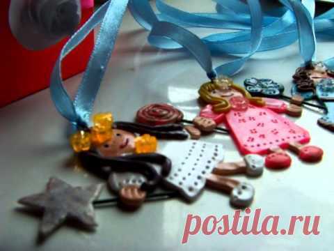 Подвеска на ленте Куколка HAND MADE SURPRISE