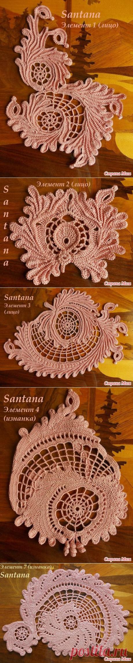 Мотивы ирландского кружева.