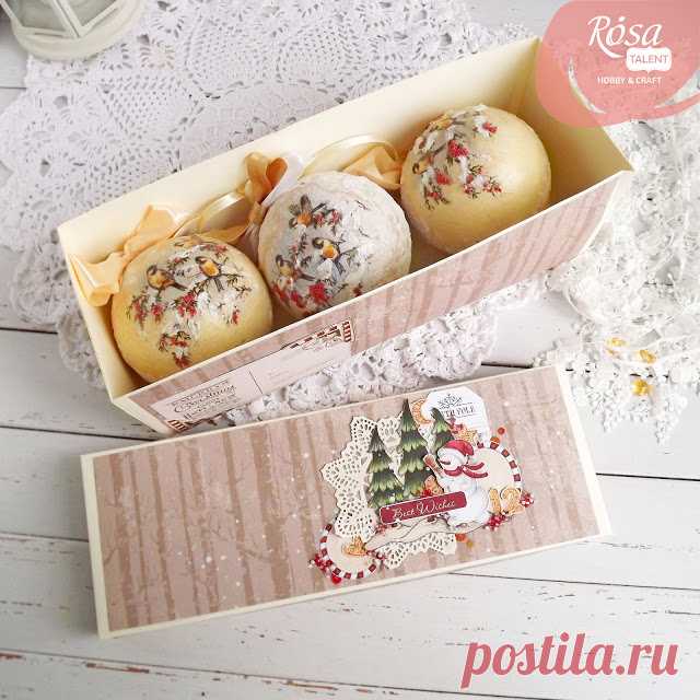 Елочные игрушки — мастер-класс по изготовлению от ROSA.UA