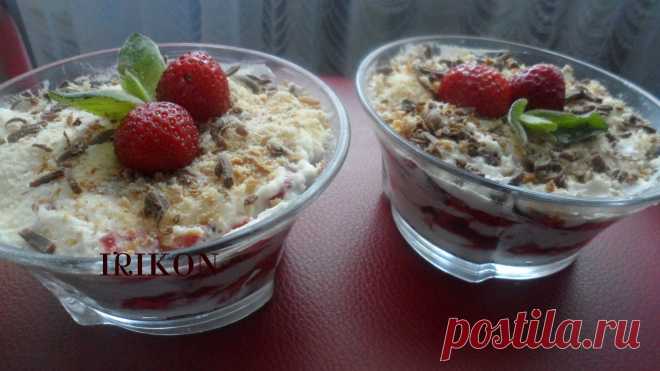 ДЕСЕРТ ИЗ КЛУБНИКИ С МАСКАРПОНЕ | 4vkusa.ru