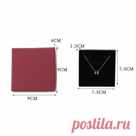 22р+ 86 дост--Квадратная картонная упаковка, органайзер для хранения ювелирных изделий, чехол для ожерелья, браслета, колец, прочная Подарочная коробка, оптовая продажа, новая мода 2021 | Украшения и аксессуары | АлиЭкспресс