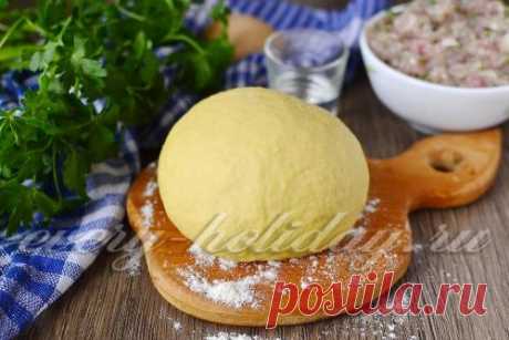 Тесто для чебуреков вкусное, хрустящее