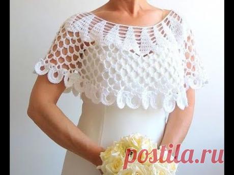 Gelin Şalı Modelelleri & Tığişi Örgü Gelin Şalı & Crochet