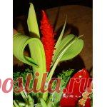 Цветы из острого перца - кулинарный рецепт