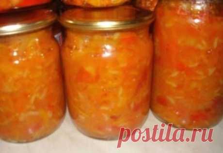 Закуска с рисом на зиму - пошаговый рецепт с фото / Простые рецепты