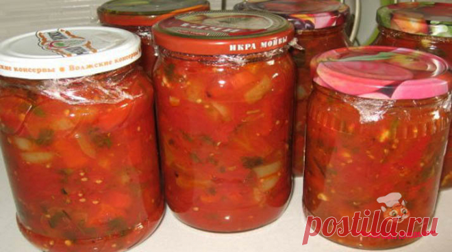 Простой салат из баклажанов на зиму «Гениальный» - Вкусные рецепты