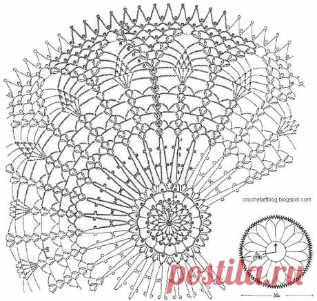 Crochet Art: Crochet Lace Doily Free Pattern - So fine Doily