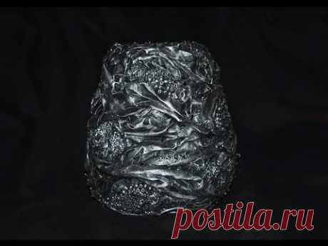 Mixed Media Altered Vase - YouTube