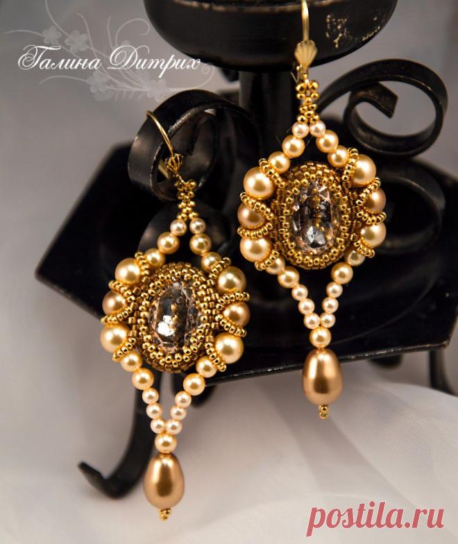 Мастер-класс: серьги "Венецианские зеркала" | Сделай сам!