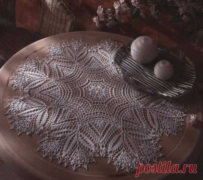 Ажурная скатерть.