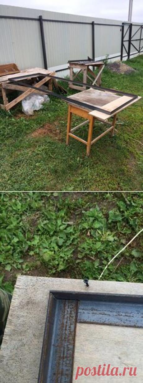 Верстак для гаража - за полдня. Результатом доволен!