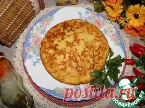 Омлет с хлебом и сыром - кулинарный рецепт