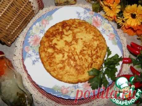 Омлет с хлебом и сыром - кулинарный рецепт