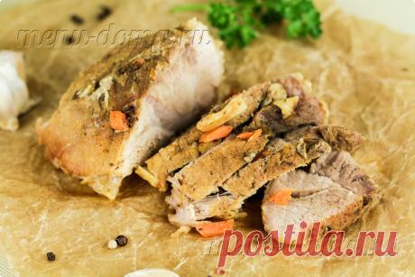 Буженина в духовке (пошаговый рецепт с фольгой)
